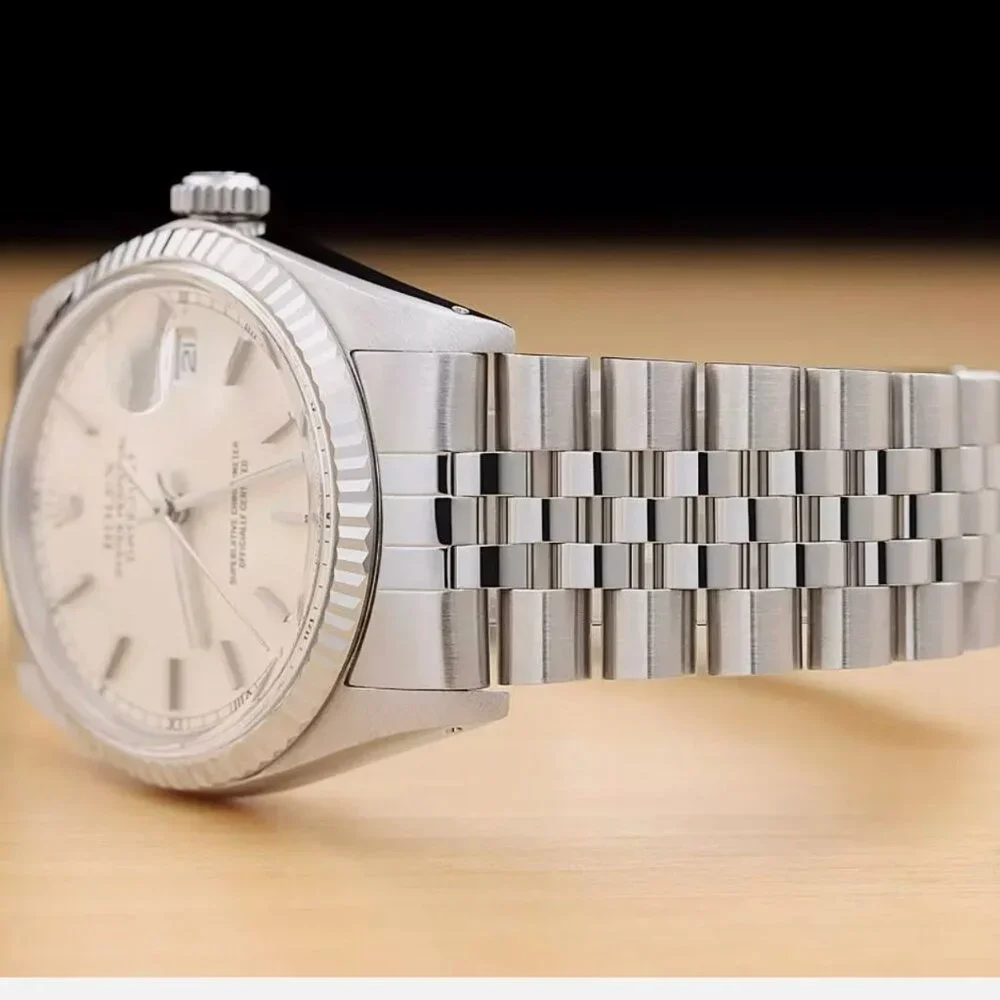 Rolex Men's Datejust 18k White Gold Factory Watch